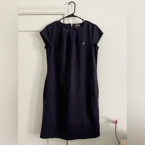 Chase Bank Lands End Ponte Dress in Navy